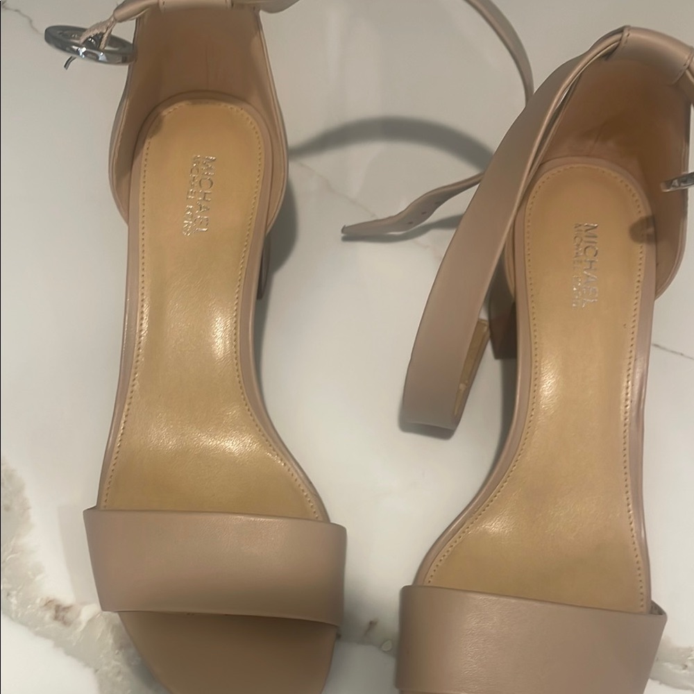 Michael Kors Nude Heeled Sandals